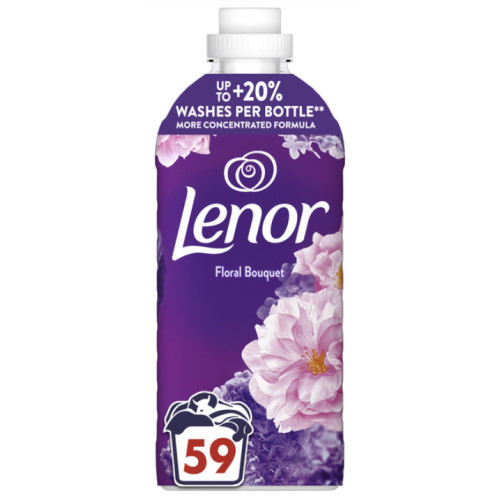 Lenor Perfume Therapy Pleasure Peony & Freesia, кондиционер для белья, 59 стирок